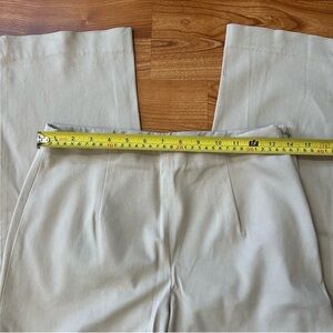 Nic & Zoe Women’s High Waist Wide Leg Dress Pant Khaki 
Size 4 wore 1x Spring 💐